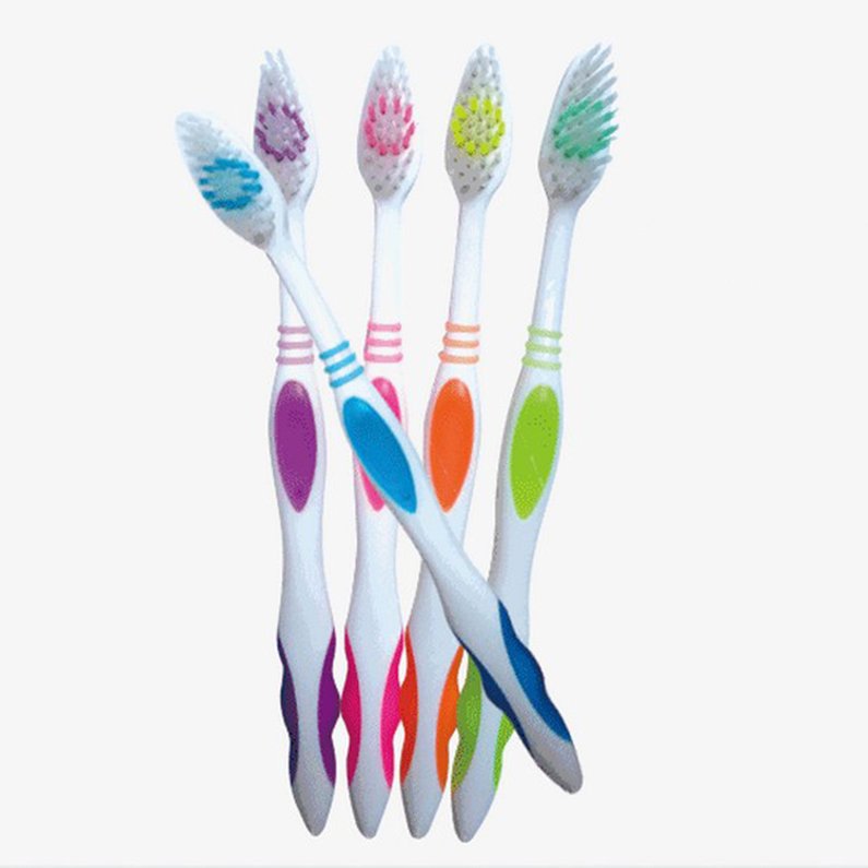 10Pc/Pack Bamboo Charcoal Toothbrush Soft Bristle Nano Toothbrushes. 