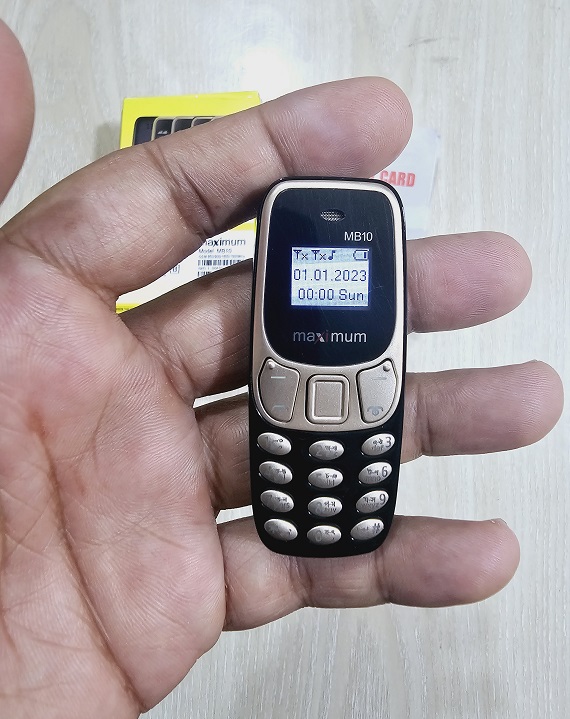 Maximum MB10 Mini Button Phone With Warranty. 
