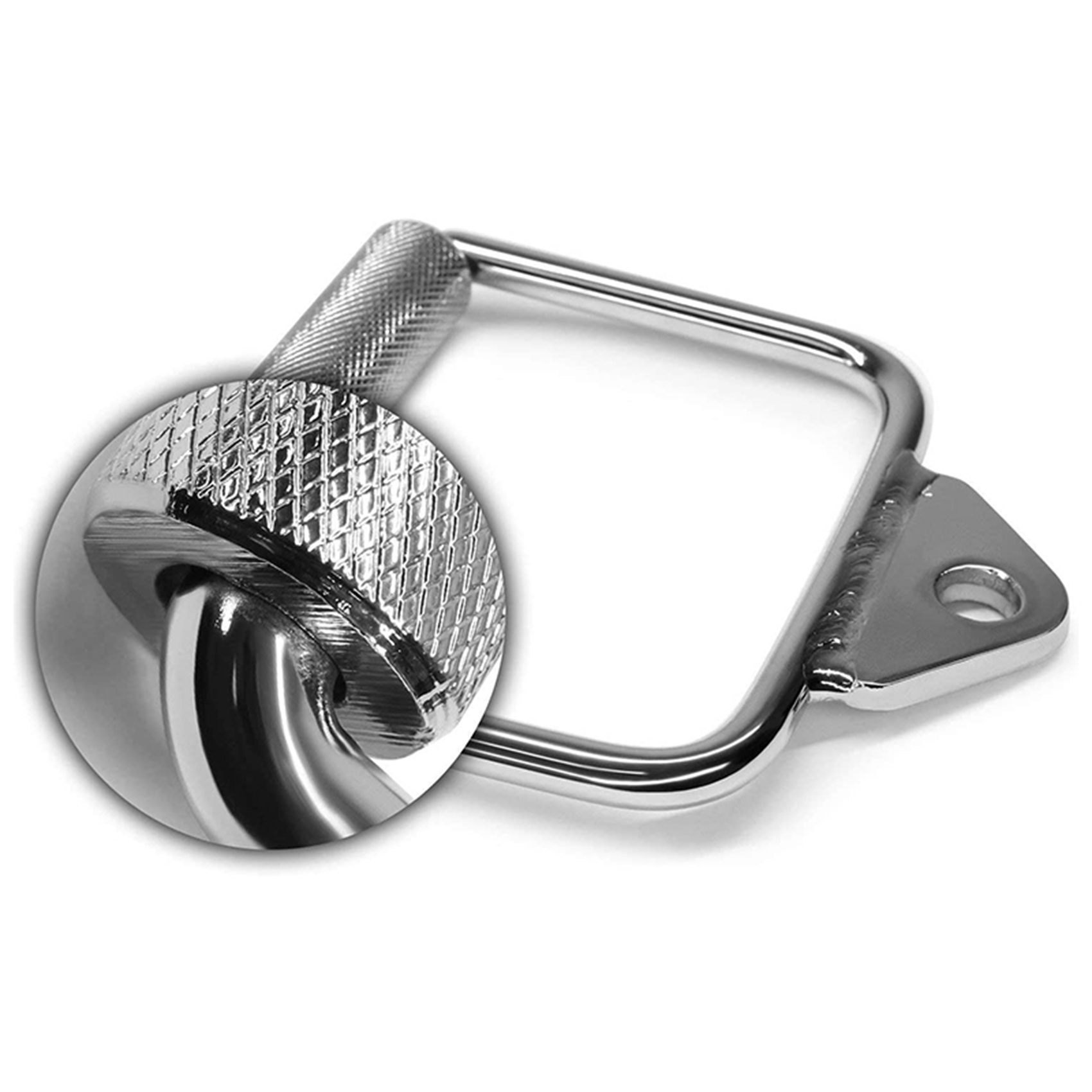2X Gym D Handle Pull Down Cable Attachment Set Non-Slip Tricep Grip Pulley Exercise Handles for Gym Home. 