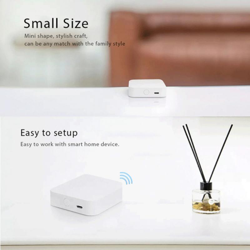 Tuya ZigBee 3.0 Smart Gateway Hub Smart Home Bridge Smart Life APP Wireless Remote Controller Works With Alexa Google Home. 