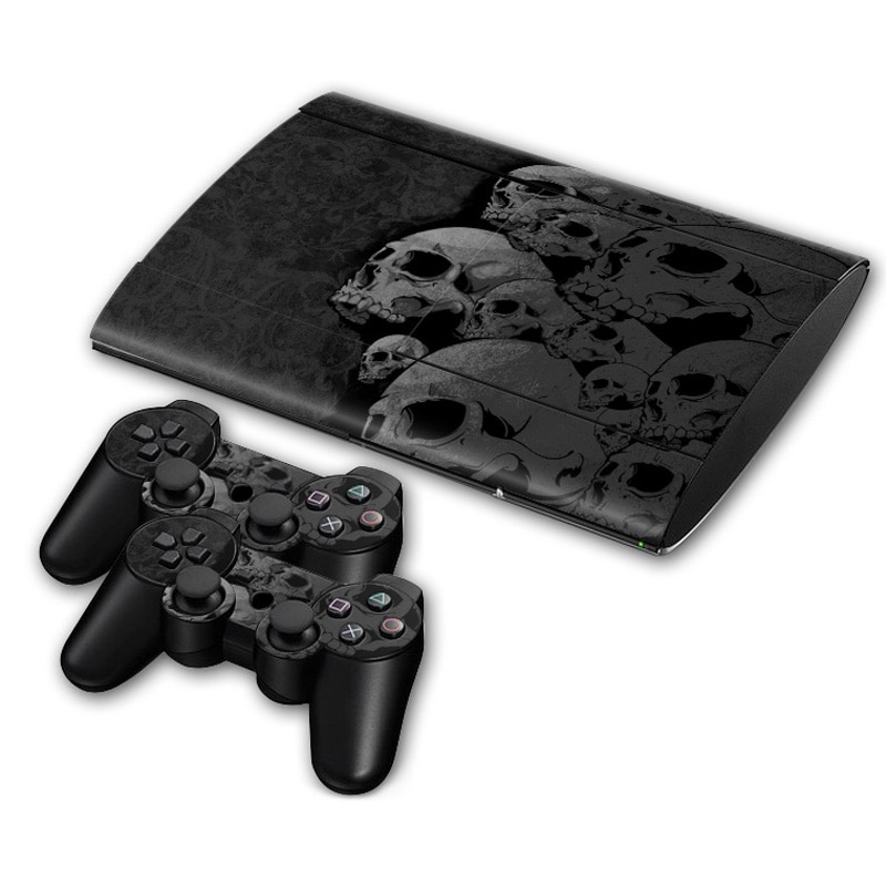 【2023NEW】New design for Ps3 super slim 4000 Console and Controllers stickers for ps3 slim 4000 vinyl sticker. 