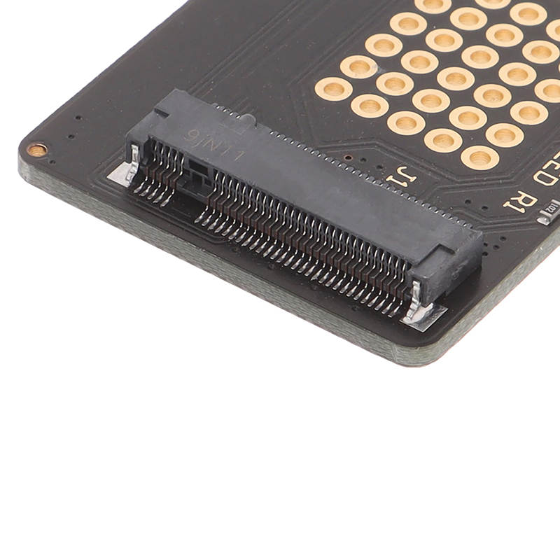 NVMe PCIe M.2 NGFF SSD to PCIe X1 4.0 adapter card with bracket. 