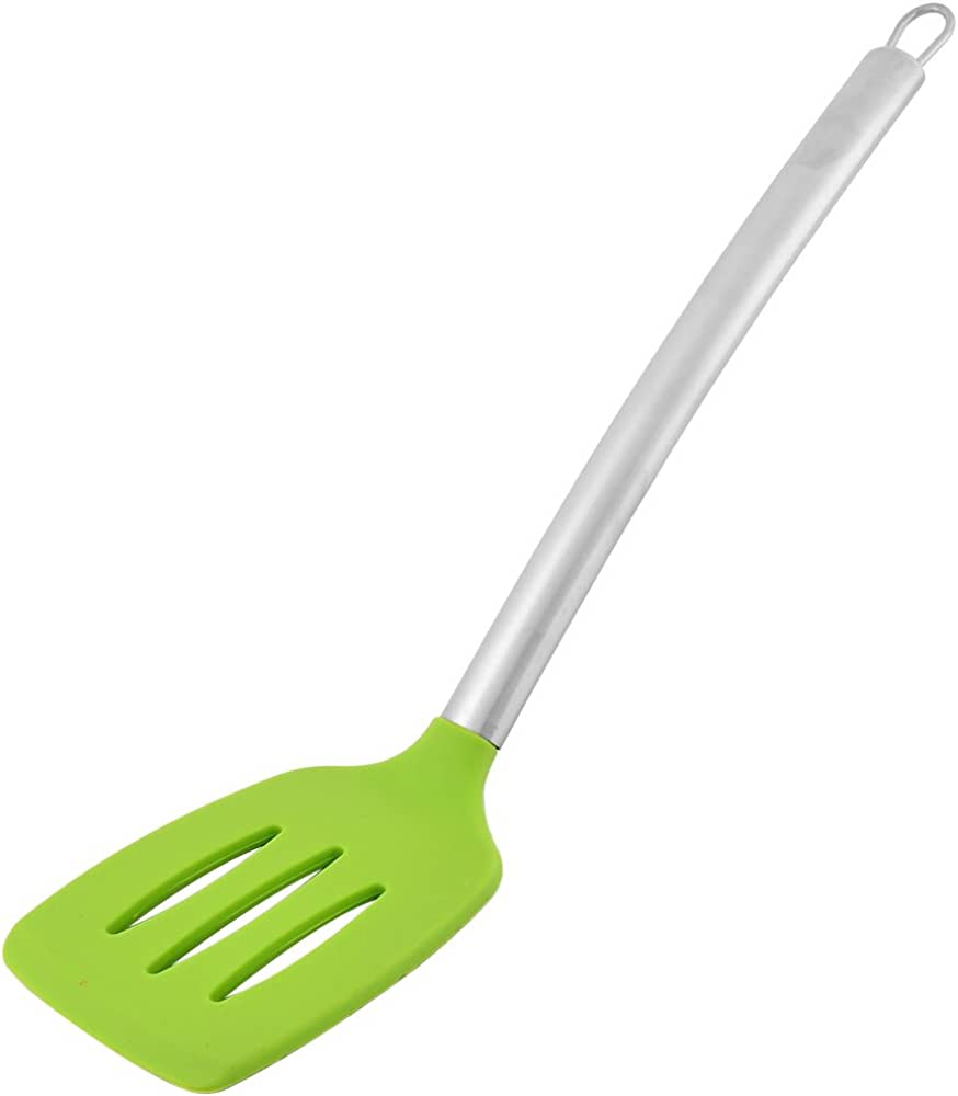1 Pcs Temperatured Silicone Plastic Non-Stick Spoon
