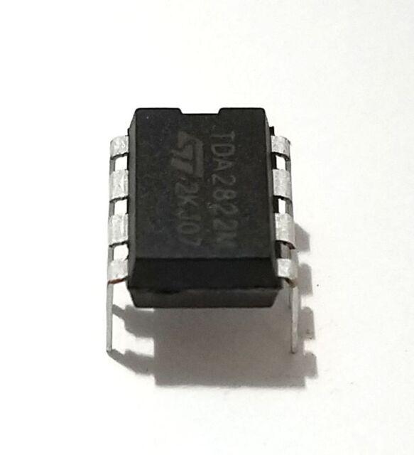 2Pcs- TDA2822 TDA 2822 OPAMP DC 1.8V 12V 1W Stereo Audio Amplifier IC Dual In Line Package Low Voltage Power Amplifiers DIP 8 Pin IC Electrical Circuitry & Parts. 