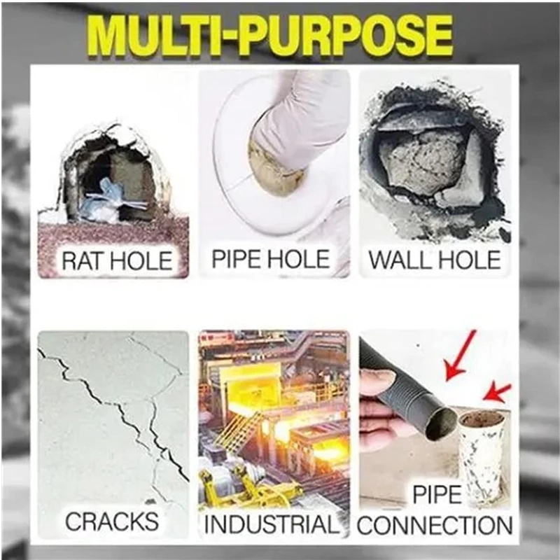 Environmental Wall Hole Sealing Glue Air Conditioning Hole Sealing Mending Plasticine Wall Hole Sewer Waterproof Sealing Mud. 