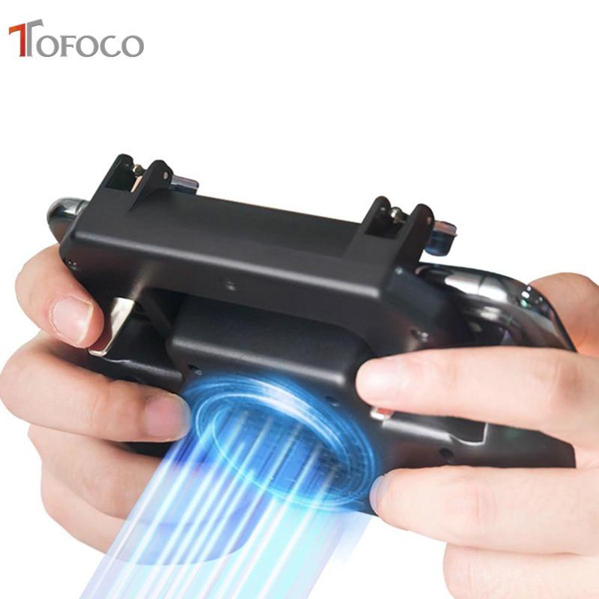 PUBG BEST Quality Controller Gamepad Pubg Mobile Trigger L1R1 Shooter Joystick Game Pad Phone Holder Cooler Fan with 2000mAh Power Bank