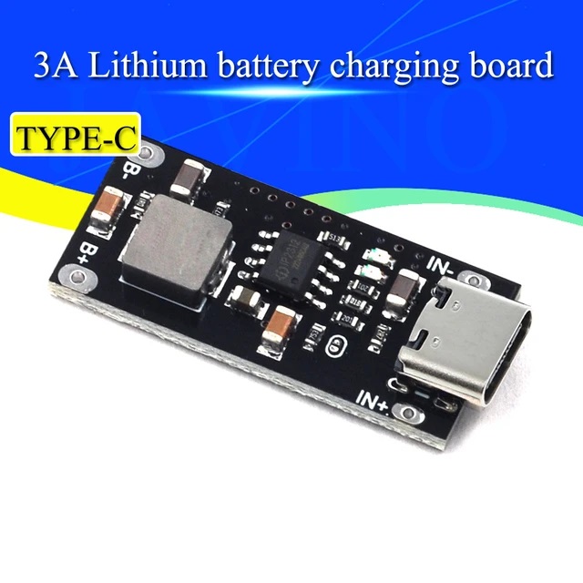 Usb Type C 3A High Current Ip2312 Polymer Ternary Lithium Battery Quick Fast Charging Board Charger Module Smart Home Replace Tp4056 Eta4096 - Solar Panel