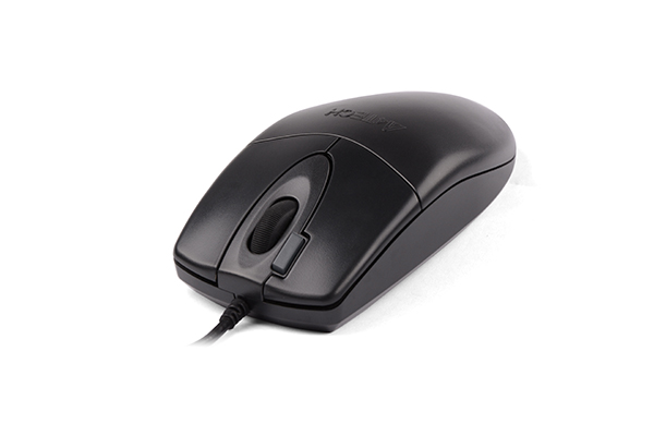 A4tech OP-620D Wired Optical Mouse - 2x Click Button - 1000 DPI - For PC/Laptop - Black. 