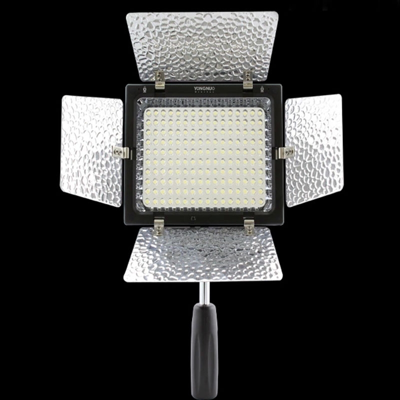 New- YONGNUO YN-160 II LED Video Light with Luminance Remote Control for Canon Nikon DSLR Camera. 