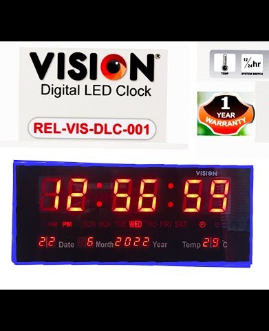 VISION DIGITAL LED CLOCK. 