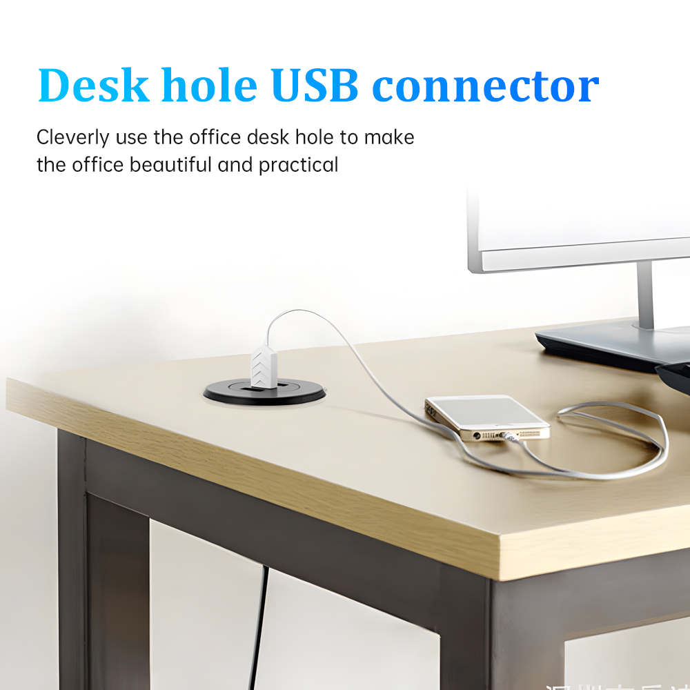 3 port USB 2.0 Hub masaüstü gömülü USB şarj aleti 3 In 1 Splitter dizüstü PC için veri iletimi cep telefonu hızlı şarj. 