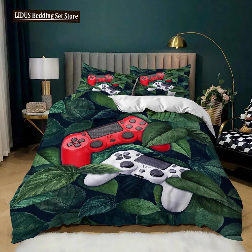 Video Game Boys Gaming Bedding Duvet Cover Full Size HOME Gamer