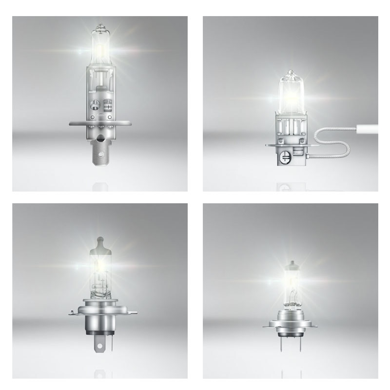 OSRAM H1 H4 H3 H7 12V Standard Lamp White Light  Headlight Auto Fog Lamp 55W 9003 HB2 Car Halogen Bulb OEM Quality (1pc). 