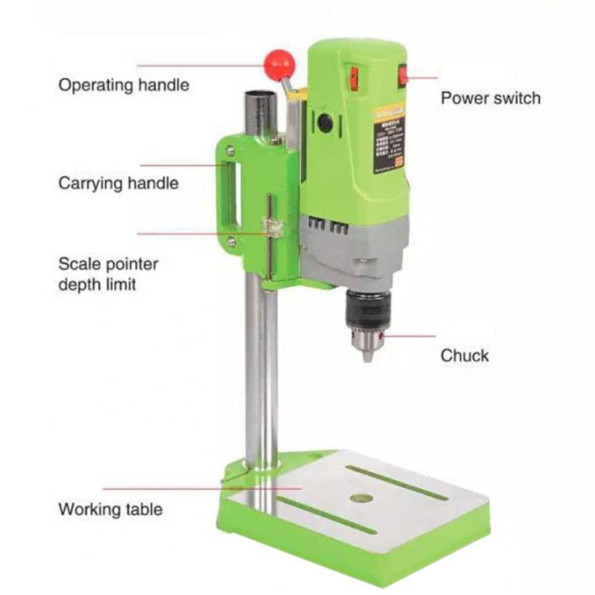 220v 710w Mini Drill Press Bench Small Electric Drill Machine Work