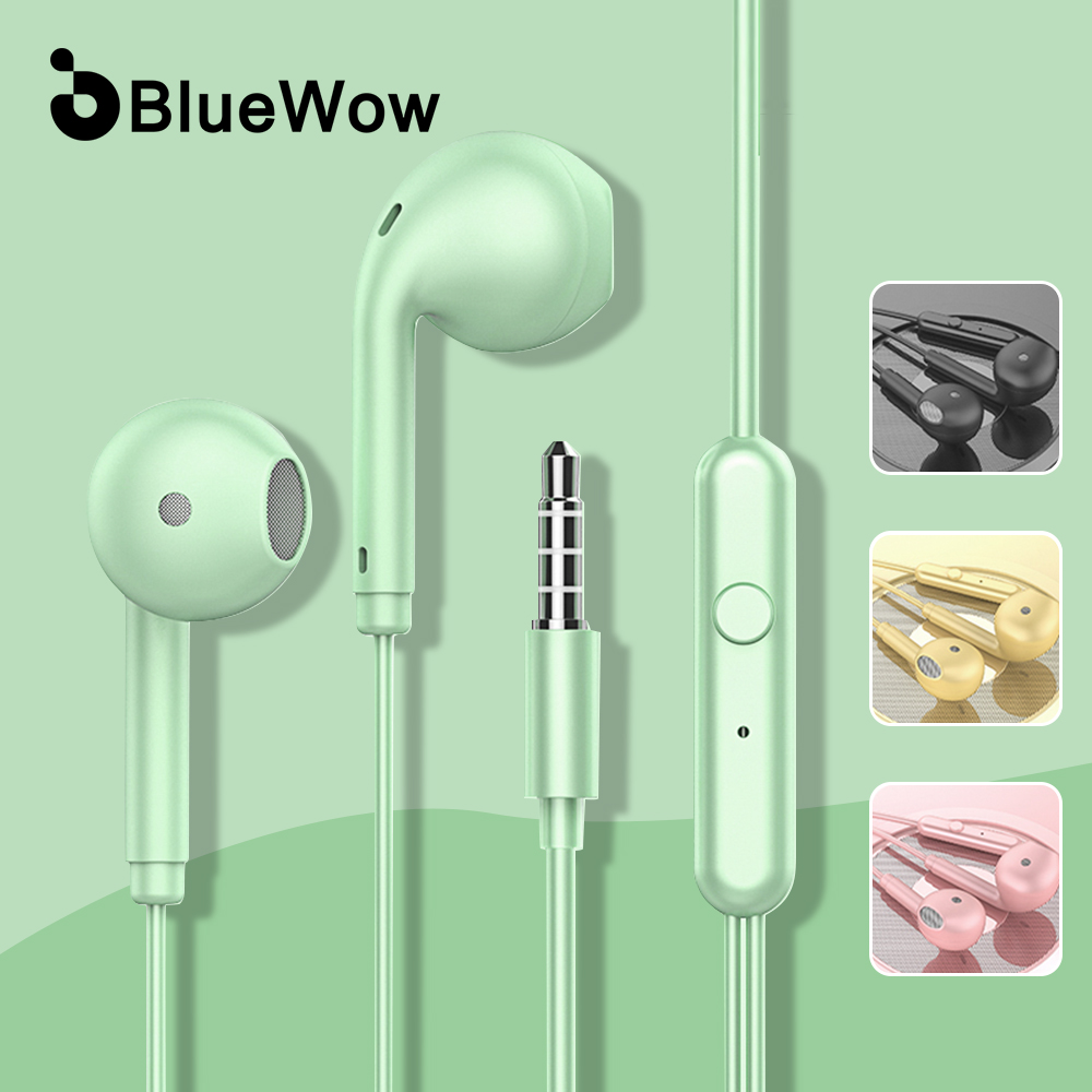 Buy Take Bluewow S19 Wired Macaron Earphones With Microphone