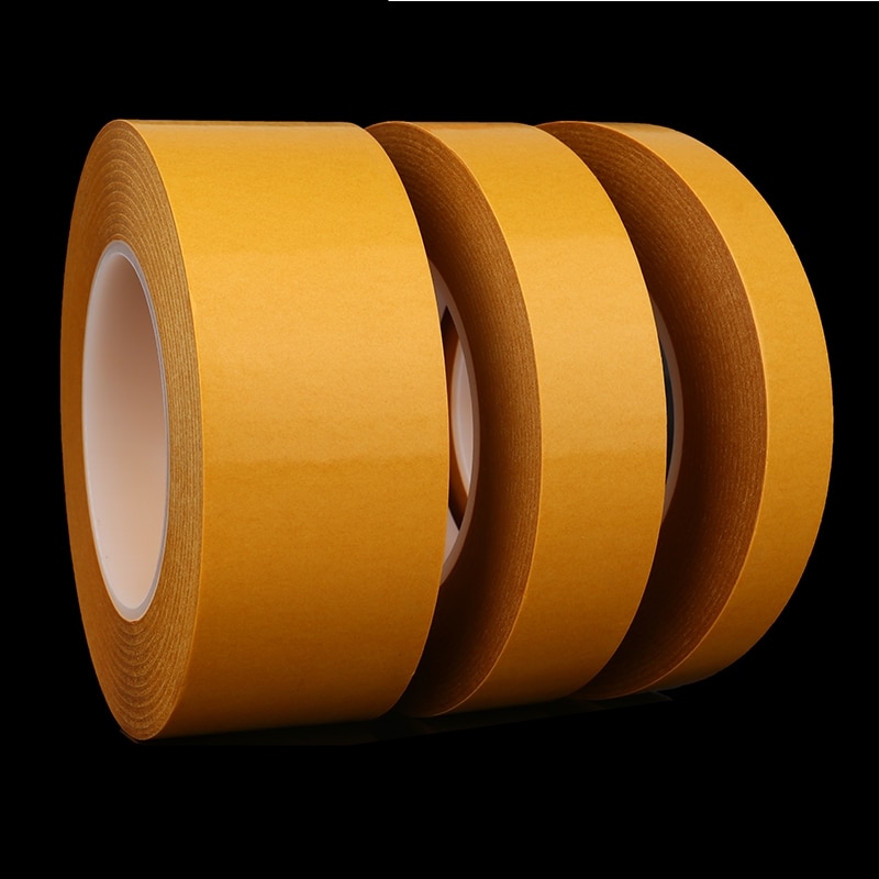 50 Meter High Temperature Resistance PET Double Sided Tape No Trace Transparent Heat Resistant Strong Double-Sided Adhesive Tape. 