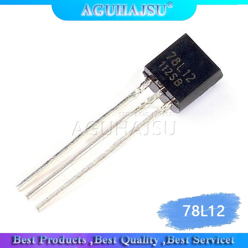 Chanzon 78L12 Spannungsregler 50 Stück - TO-92 Transistoren Für Elektronik Projekte