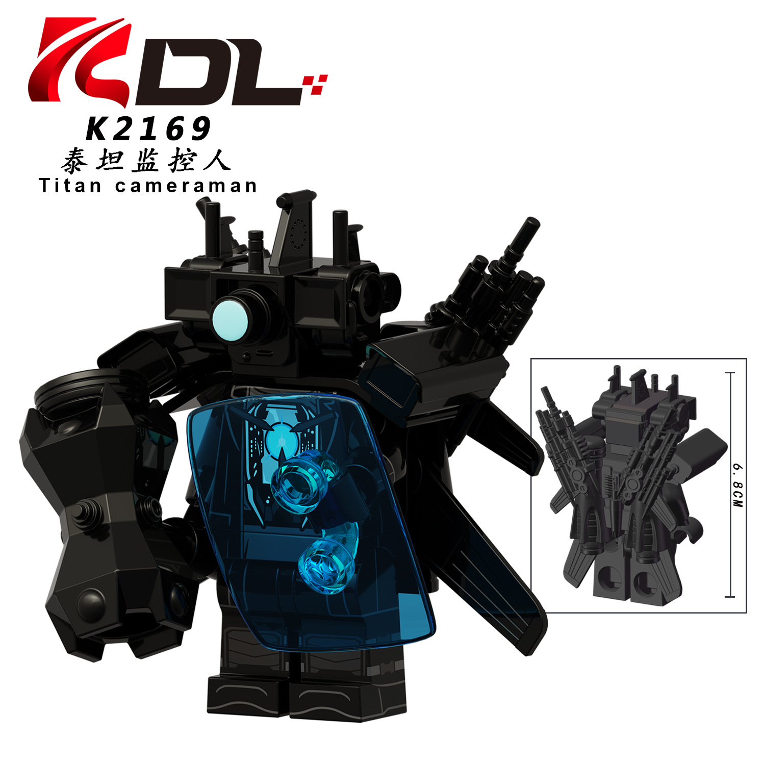 KDL823 Titan Camera Man Gman Block Toys Figure K2168-2172 Skibidi Toilet Building Bricks 5pcs/set. 