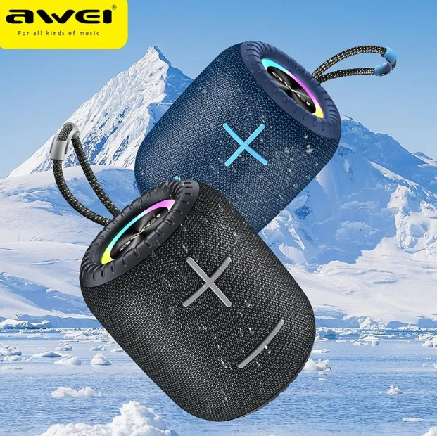 Awei Y526 Mini Bluetooth Speaker TWS Portable Wireless Stereo Sound System. 