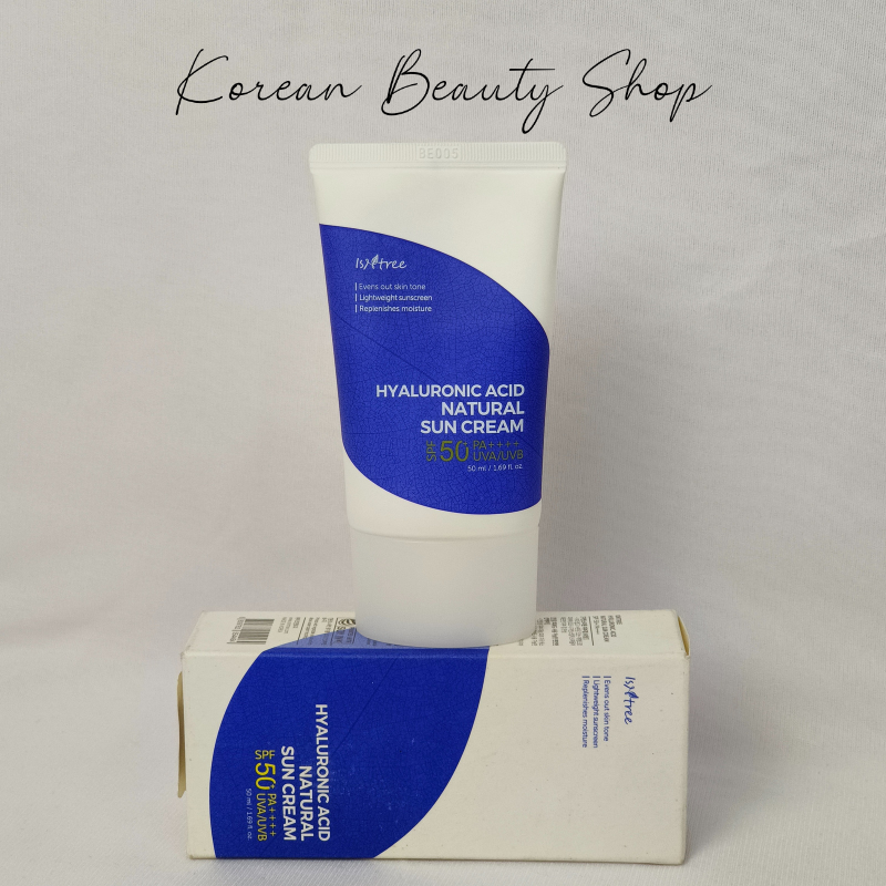 Isntree Hyaluronic Acid Natural Sun Cream. 