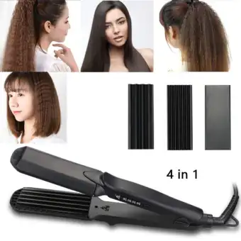corrugated hair iron