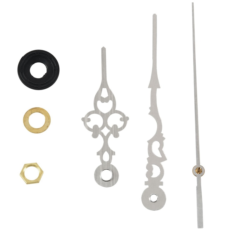 Clock Movement Mechanism With Black Hour Minute Second Hand DIY Tools Kit DIY Design Art Digit Wall Clock. 