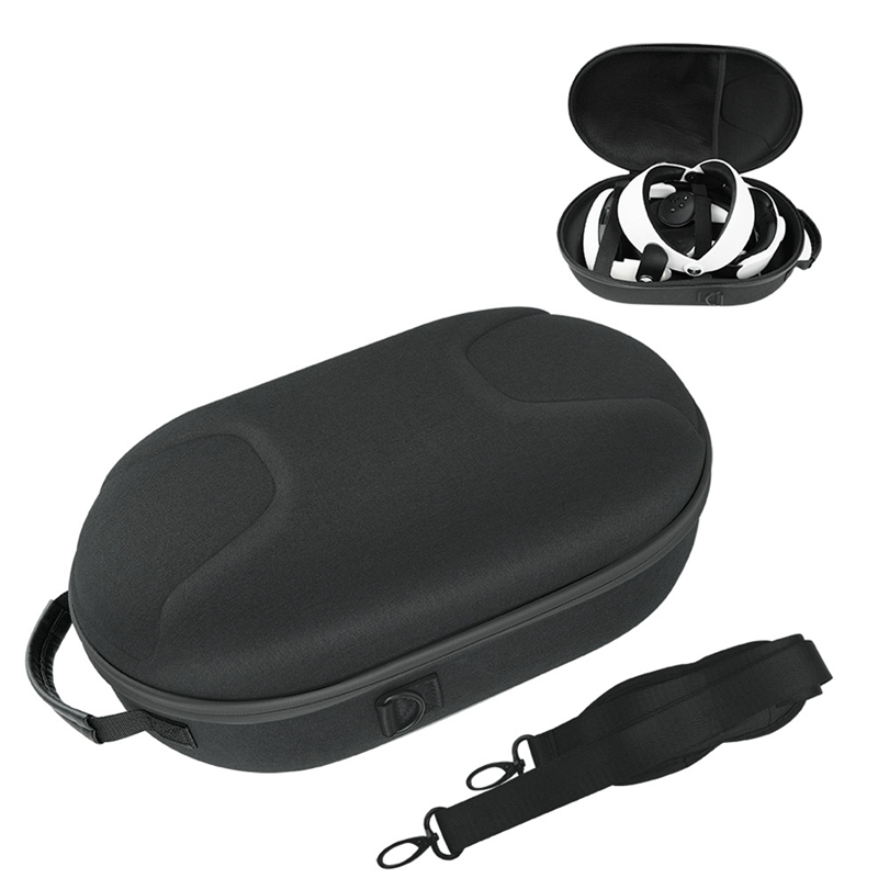 VR Carrying Case for Oculus Quest 3 Portable Storage Bag Handlebar Suitcase for Meta Quest 3 Travel Box VR Replacement Parts. 