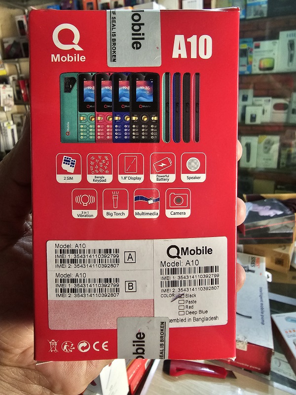 QMobile A10 Feature Phone. 
