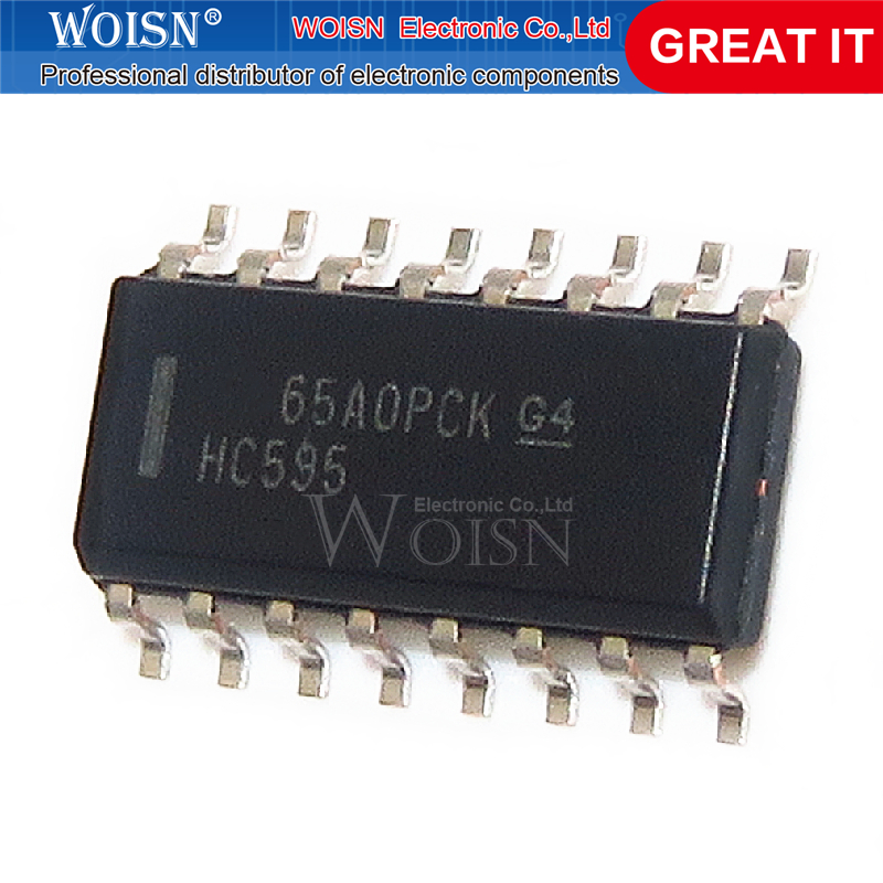 5pcs SN74HC595DR 74HC595DR 74HC595 SOP-16