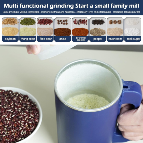 Stainless Steel Electric Spice Grinder Smart Electric Grinder Machine - 950 Watt - Lifestyle Mall - Image 4