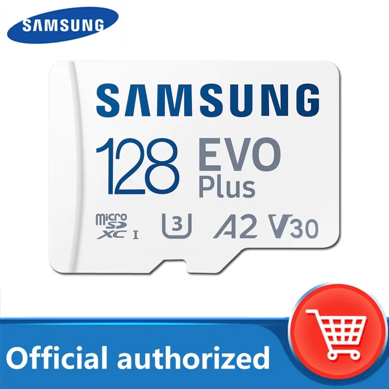 SAMSUNG EVO Plus Micro SD Card 128GB 256GB 512GB A2 V30 U3 Transfer 130MB/s Memory Card C10 U1 TF Card 64GB V10 A1 Memory Card