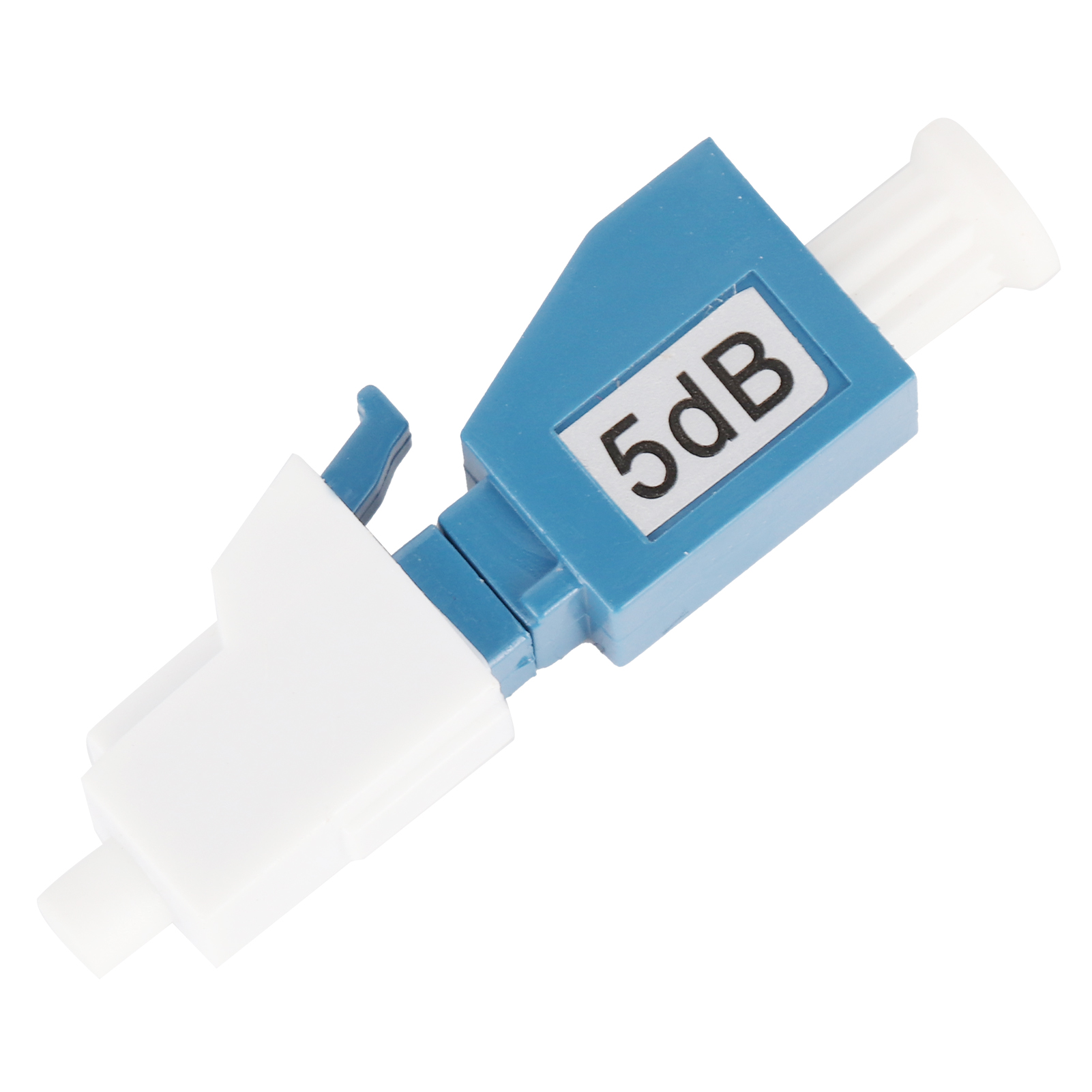 LC/UPC‑5DB Optical Fiber Attenuator Connector Single‑Mode Male Female Adapter. 