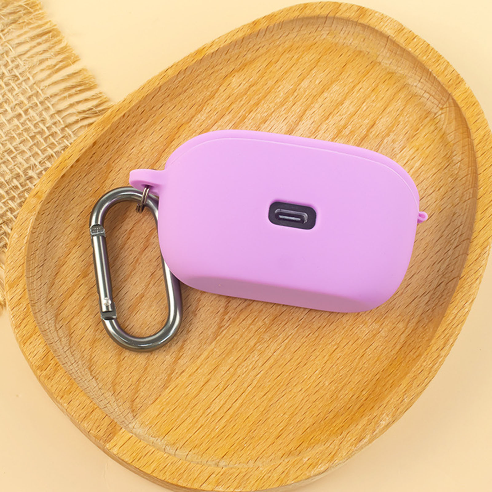 Heavy-duty Phone Case Shockproof Silicone Case for Jbl Vibe Buds Anti-fall Dust-proof Portable Storage Bag with Charging Hole Design Buyers' Favorite Protective Case. 