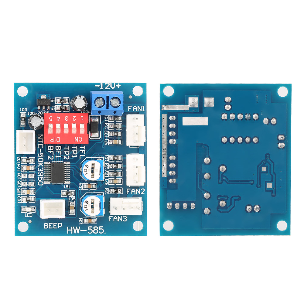Accurate temperature setting PC fan controller speed automatic control for computer CPU Intel. 