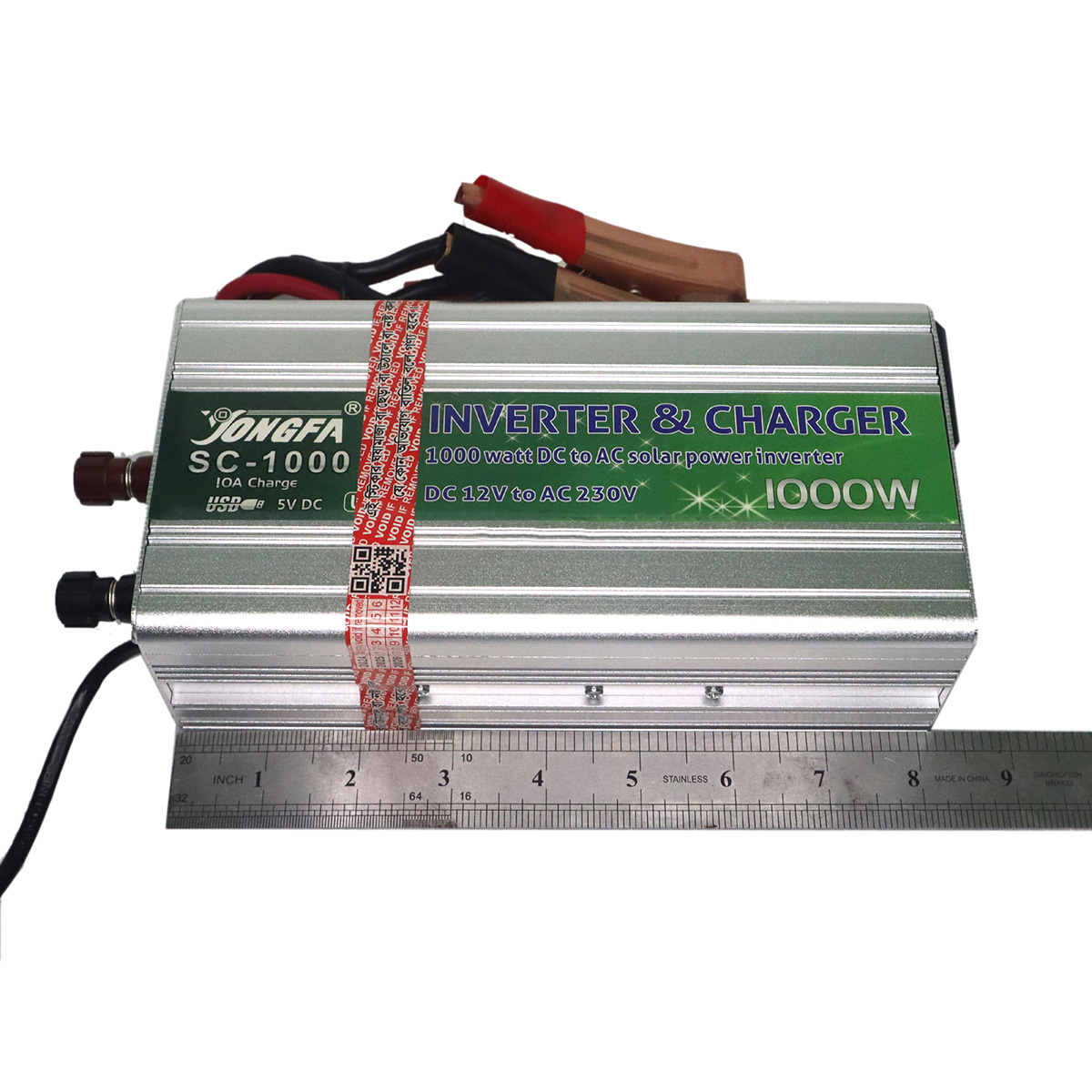1000W IPS Machine & Battery Charger - All-in-One 1000 Watt DC 12V to AC 220V Inverter and 10A Battery Charger - Convenient Power Solution. 