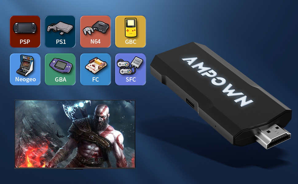 GD20 4K Game Stick 256G 70K Retro Games Consola Retro TV Handheld Game Console HD Output Dual Gamepads. 