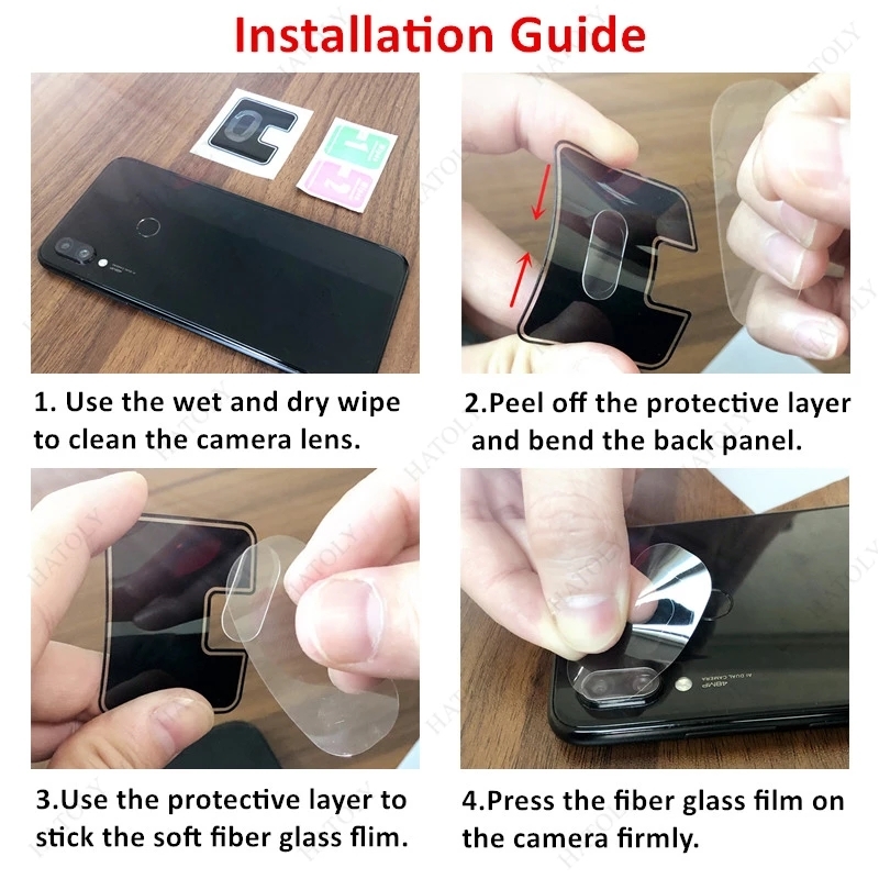 OPPO F17 Pro [NO PLASTIC] 100% crystal glass Tempered lens Protector. 