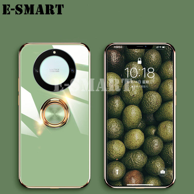 Phone Case For Honor X9A Back Cover Soft Transparent Plating Cases for Honor X9A Back Cover Antioxidant Clear Ring Casing