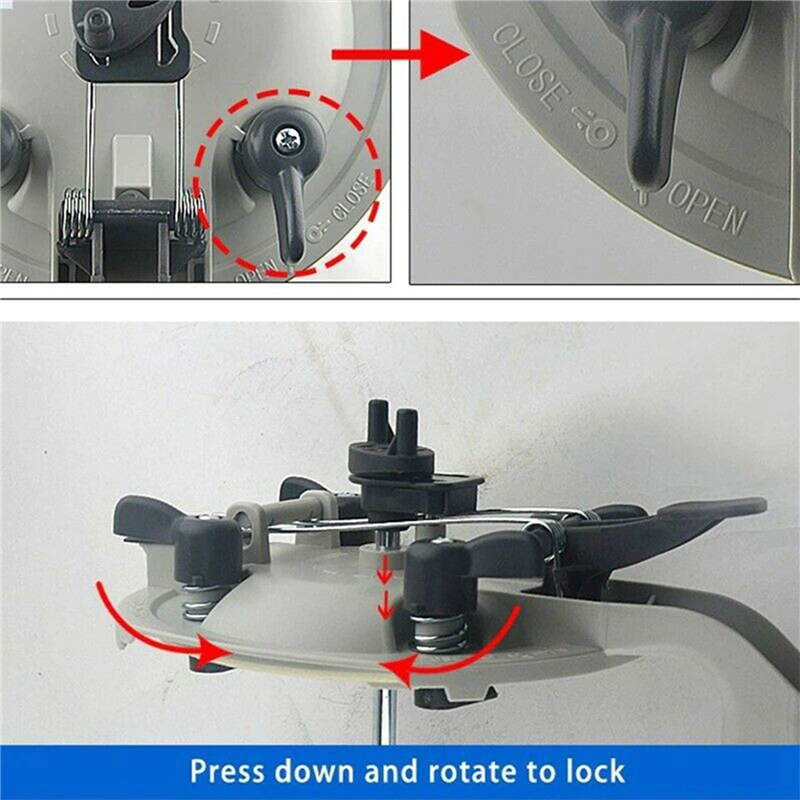 2X 4L Automotive Paint and Coating Mixing Slurry Cover Stirrer Paint Mixer Tools Mixing Mate Paint Lid Agitator Tool. 