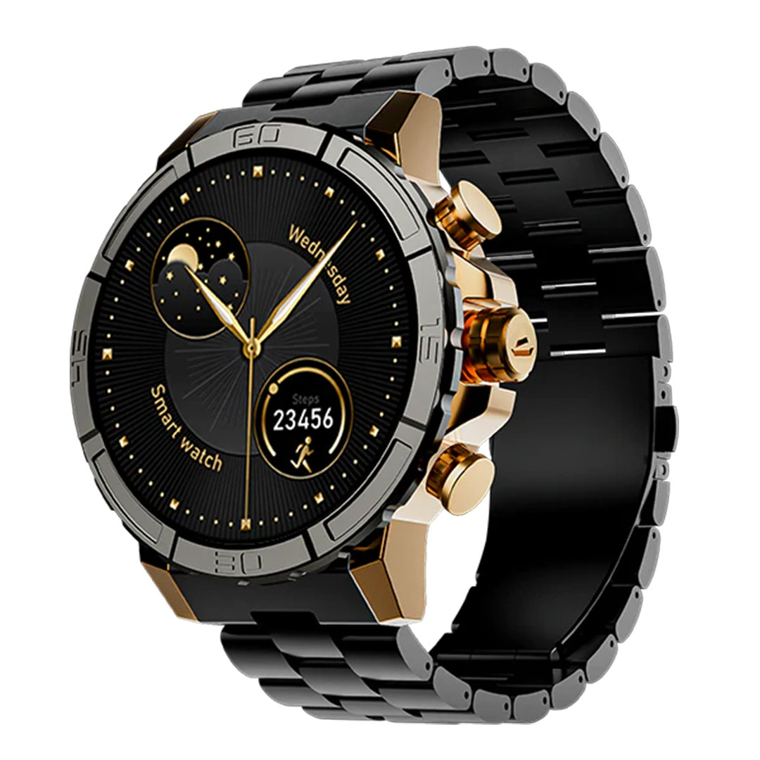 boAt Enigma X700 Luxury Smartwatch with 1.52" AMOLED Display, 200+ Watch Faces, Advanced BT Calling & Functional Crown. 