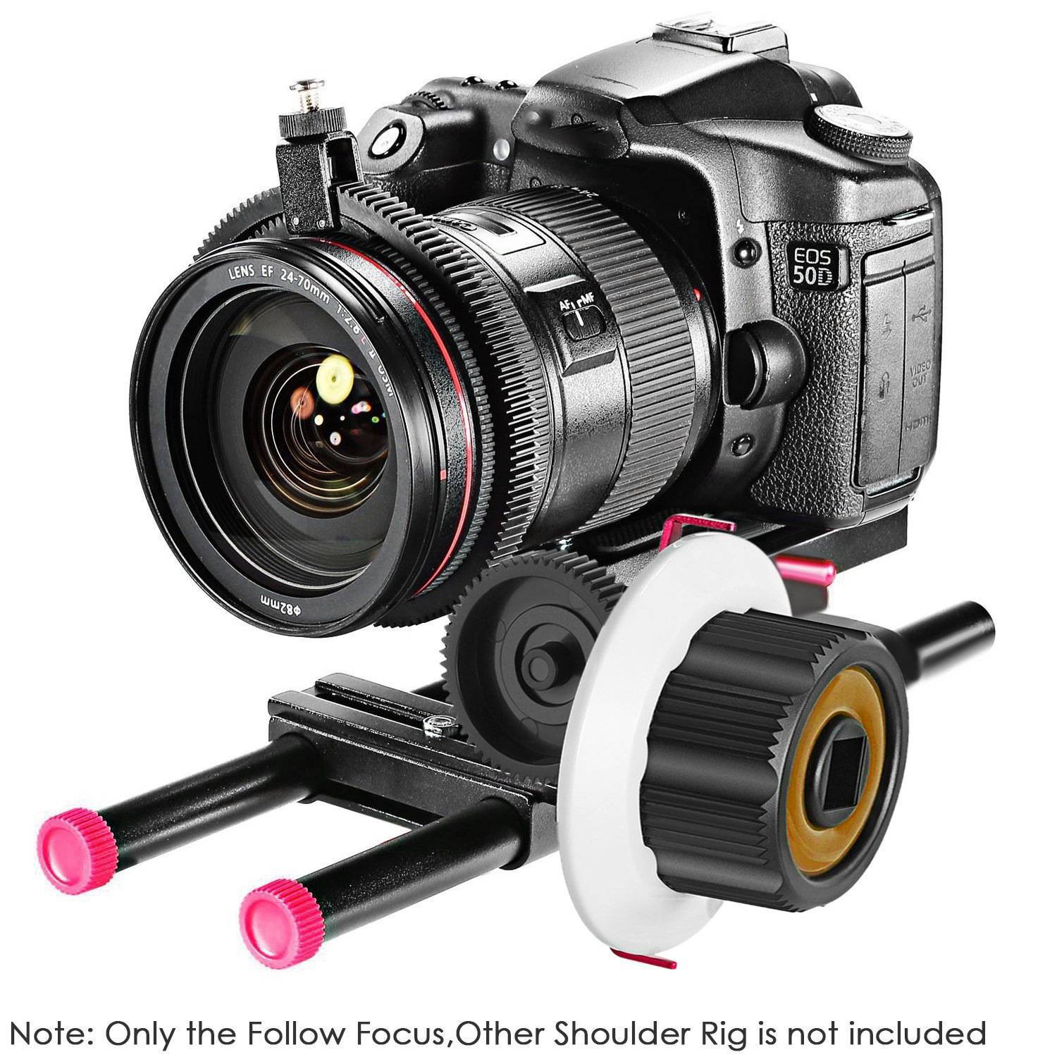 VD-F0 Camera Follow Focus 15MM with Gear Ring Belt for & DSLR. 