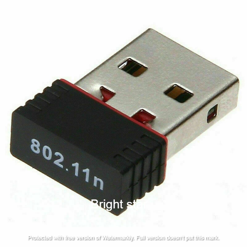 USB  Mini Wireless Wifi Adapter / Receiver / Catcher / Super Fast  Mbps / High Speed Ieee 802.11N / Internet / Dongle / Network Card / Laptop / Pc - Black. 