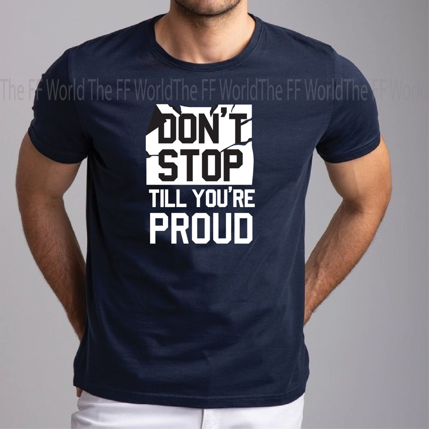 cotton Round Neck T shirt For Men: Buy 