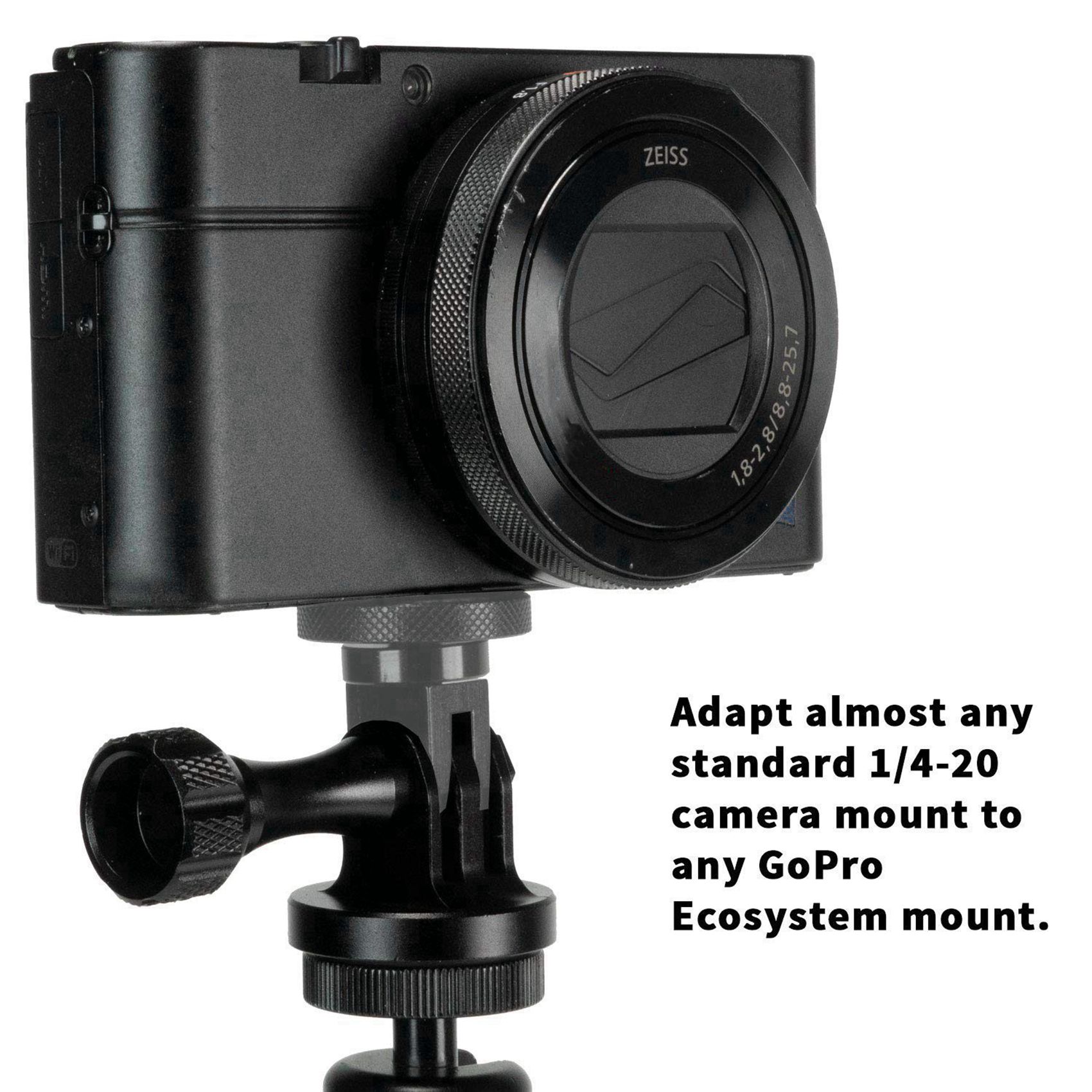 2X Camera Mount Adapter for GoPro Ecosystem - ¼-20 Conversion Adapter for GoPro Mounting System. 