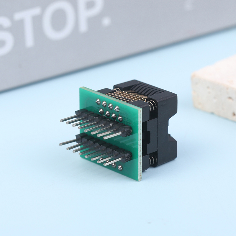 IC Test Socket Narrow Body SOP16 To DIP16 Burning Socket Programming Socket IC Test Socket Tetuo. 