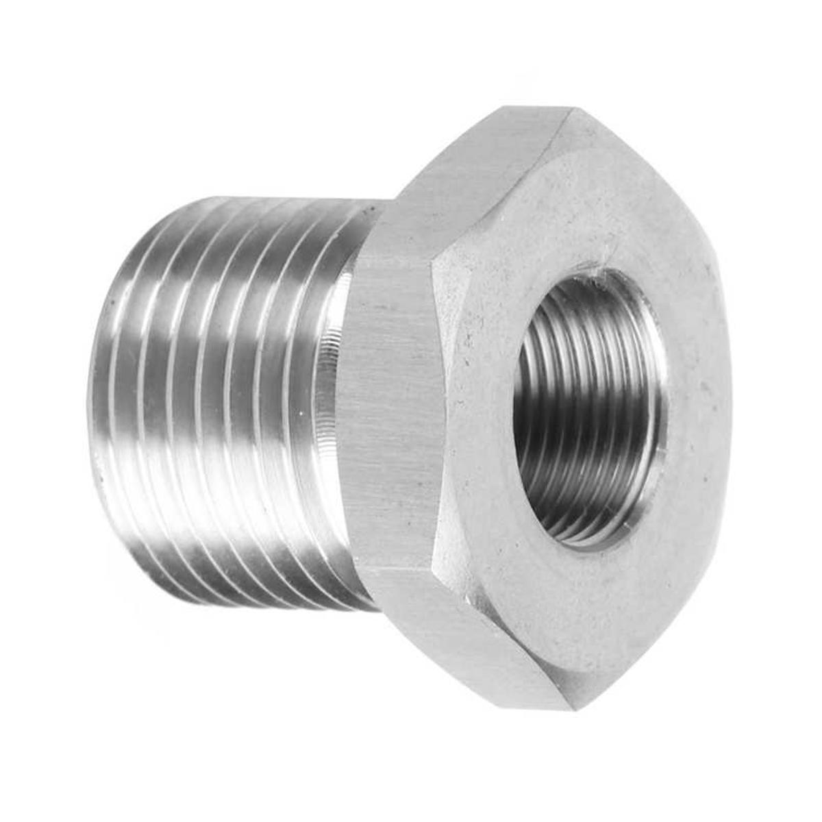 oil filter adapter stainless steel 1/2‑28 to 3/4‑16 threaded connection screw auto engine replacement parts