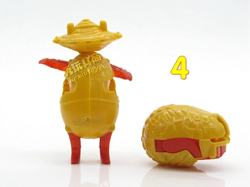 Random 2 pieces action figure mini Anime transformation monster dinosaur eggs deformation robot Gashapon kids educational toys. 