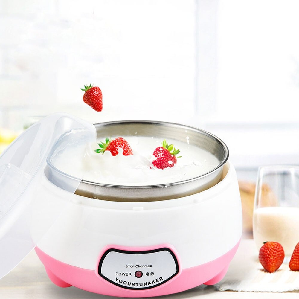 Automatic Yogurt Maker, 1l Stainless Steel Electric Diy Maker Inner