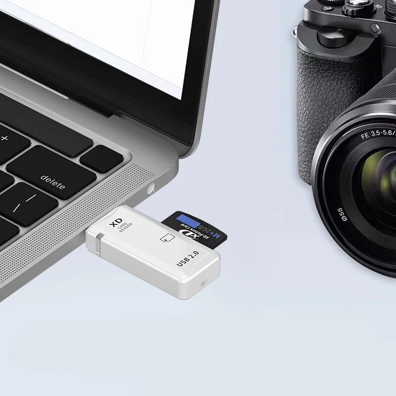 Original XD Picture Card Reader USB 2.0 Memory Adapter for Olympus Fuji Cameras. 