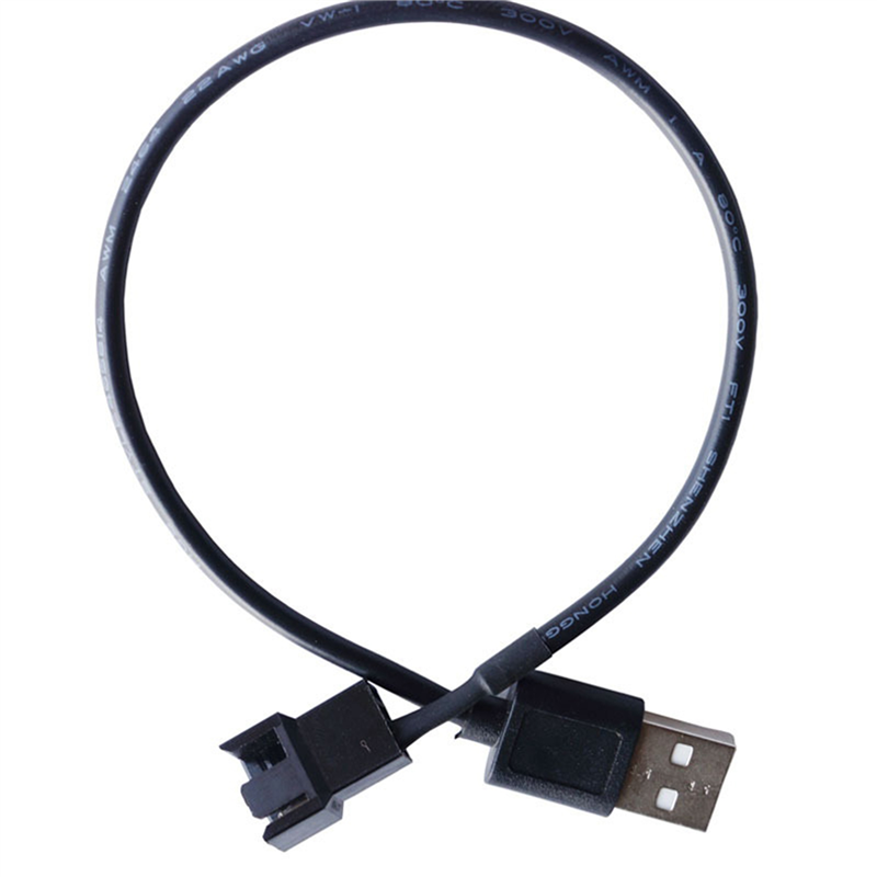 10Pcs USB To 4 Pin Fan Adapter Cables Computer PC Fan Power Cable Connector Adapter 5V USB To Computer CPU Fan Cable. 